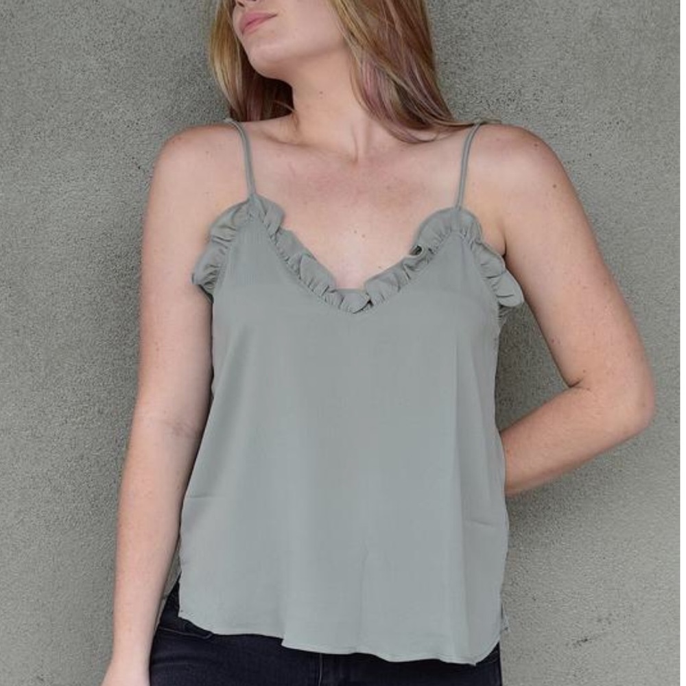 Ruffled Tank top